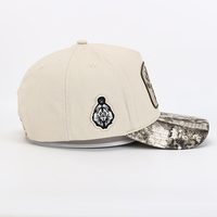 Casquettes de baseball classiques en gros, 6 panneaux, avec logo brodé, patch personnalisé de haute qualité, alphabet commun, or et cuivre