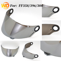 Nouvelle visière PC arc-en-ciel argentée pour casque intégral FF358/FF396 - Visière de remplacement haut de gamme, réfléchissante, résistante aux rayures et imperméable