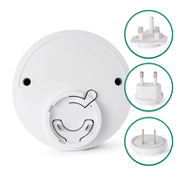 Diffuseur d'huiles essentielles sans eau, diffuseur d'arômes silencieux à LED, diffuseur mural à nébulisation, vente en gros