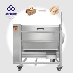 Machine à éplucher les légumes racines, manioc, <span class=keywords><strong>pomme</strong></span> <span class=keywords><strong>de</strong></span> <span class=keywords><strong>terre</strong></span>, carotte, gingembre, nettoyage, avec fonction <span class=keywords><strong>de</strong></span> polissage <span class=keywords><strong>des</strong></span> impuretés - Product Image 1