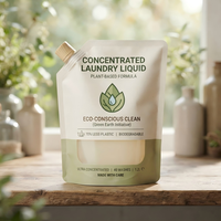 Lessive liquide écologique à marque privée, haute efficacité, détachant, nettoyage en profondeur, longue durée, parfum lavande