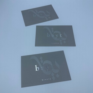 Tùy Chỉnh In Kỹ Thuật Số Sang Trọng 130X100Mm 300gsm Hoa Đẹp Lời Mời Chúc Mừng Cá Nhân Cảm Ơn Bạn Thẻ Cho Đóng Gói - Product Image 3