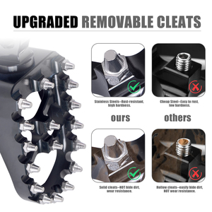 Para Harley Dyna Fatboy CNC aluminio personalizado motocicleta reposapiés para Street Bob Wide <span class=keywords><strong>Glide</strong></span> Sportster Iron 883 cuerpo - Product Image 6