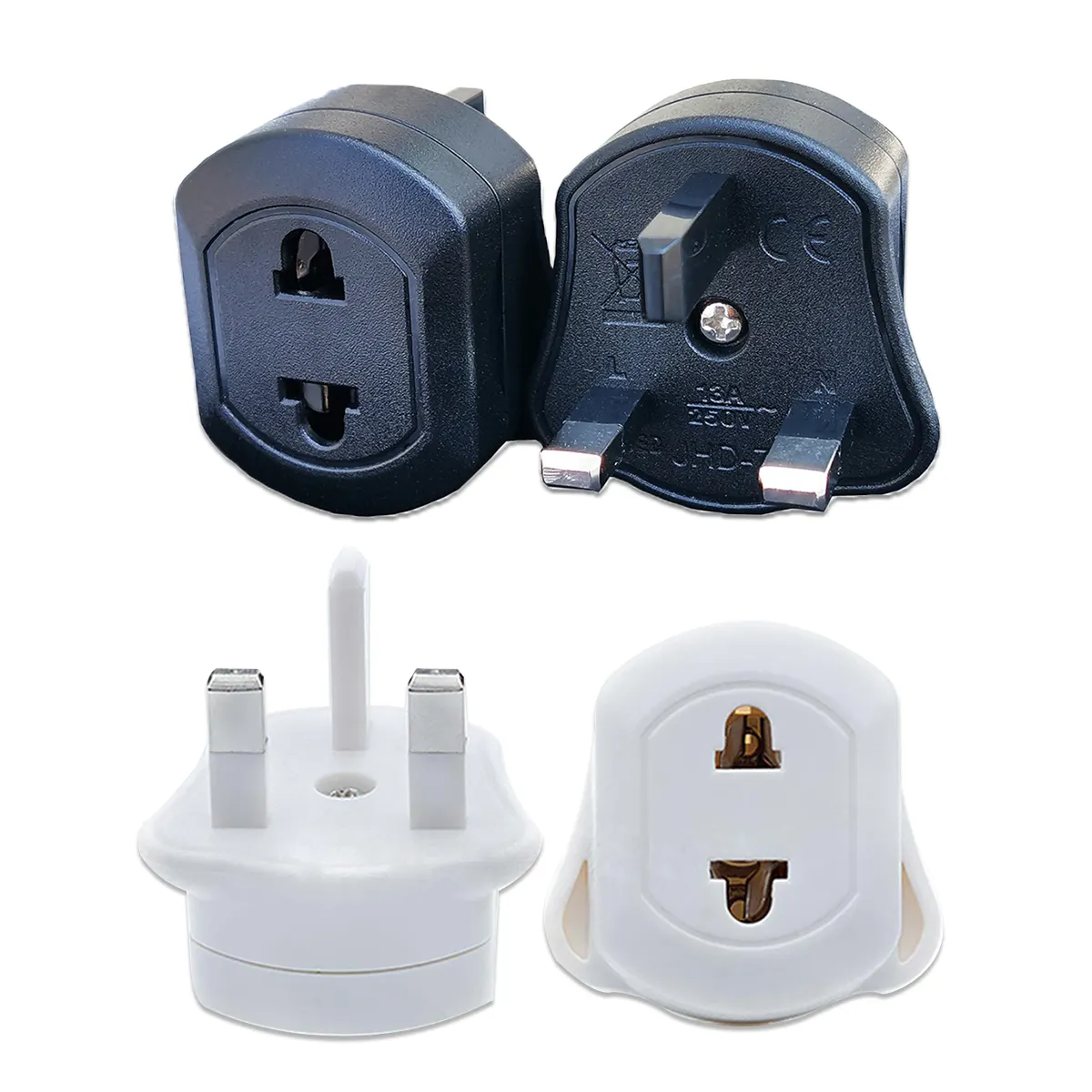 UK Travel Power Plug Adapter 3 Pin with Fuse 13A British Plug Converter AU US EU to UK Adapter Charger