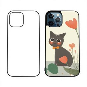 Novelcases - Funda de Teléfono Flexible 2D de TPU para Sublimación, Resistente a Golpes, con Inserto de Metal, Personalizable con Logotipo para 12 Pro/15/IP15 Pro - Product Image 1