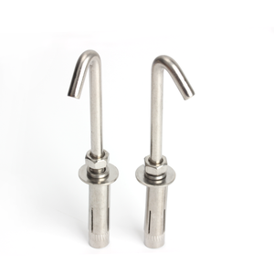 Ancre en acier inoxydable à <span class=keywords><strong>crochet</strong></span> droit, boulon <span class=keywords><strong>d</strong></span>'expansion pour carrelage, ancre résistante à la corrosion - Product Image 4