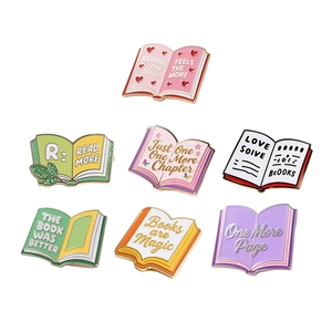 Badges littéraires personnalisés par thème de livre, cadeaux culturels et créatifs pour librairies, récompenses de lecture, épingles pour les amoureux des livres - Product Image 2