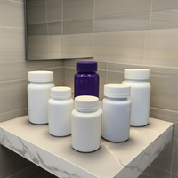 Bouteilles en plastique pour pilules de 10 ml à 300 ml, flacon pharmaceutique en HDPE, flacon pour capsules, flacon pour médicaments, flacon pour suppléments vitaminiques, conteneur
