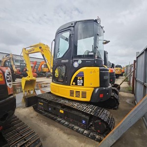 รถขุดตีนตะขาบมือสอง Komatsu PC55 ขนาด 5 ตัน คุณภาพสูง สำหรับงานก่อสร้างหรือฟาร์ม พร้อม EPA ในสต็อก - Product Image 2