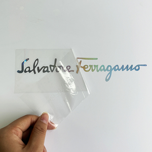 Không thấm nước UV chống lại chuyển ngoài trời Tùy Chỉnh chết cắt Xe Cửa sổ đề can tùy chỉnh Holographic vinyl dán chữ - Product Image 2