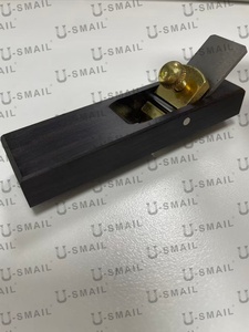Herramienta manual de carpintería para recortar y biselar madera, para bricolaje, de ébano negro con arco exterior ancho, modelo Light Planer-11 - Product Image 2