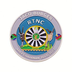 Monedas Conmemorativas Raras de la Princesa Británica, Estilo Antiguo de la India, con Impresión a Color en Metal Personalizado - Product Image 3