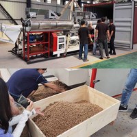 Extrusora de Alimento para Peces LIMA de Uso Comercial, 800 kg/h, Máquina de Alimento para Mascotas, Máquina de Pellets de Alimento para Peces de Tipo Húmedo de 55 kW, Precio en Bangladés