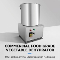Industriële graanzuiveringsmachine van roestvrij staal, centrifuge, grote commerciële groente- en voedseldroger