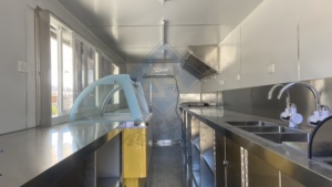 รถขายอาหารเคลื่อนที่แบบใช้ได้สองทางสำหรับร้านกาแฟและเบเกอรี่พร้อมไก่ทอดรถขายอาหารมือ<span class=keywords><strong>สอง</strong></span> - Product Image 6