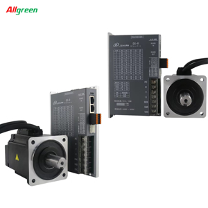 มอเตอร์เซอร์โว DC 750W 48V 19A 3000RPM 2.4N.m 80 มม. 2500PPR ตัวเข้ารหัสแบบเพิ่มค่าได้ RS485 ชุดไดรเวอร์ CNC 8OM02430DC+DS-R750W - Product Image 1