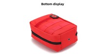Pochette médicale multifonctionnelle d'extérieur, trousse de premiers secours, sac d'urgence de voyage, sacoche tactique MOLLE en tissu Oxford avec fermeture éclair pour rangement utilitaire