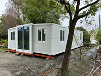 Maison conteneur contemporaine extensible populaire et élégante 20ft 40ft – Villa, hôtel, bureau préfabriqué, logement portable