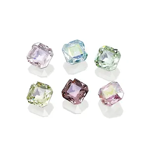 Vierkante Vorm Kristal Fancy Stone Point Back K9 Steentjes Groothandel Losse Kristallen Kralen Voor Sieraden Kledingstuk Nagelaccessoires