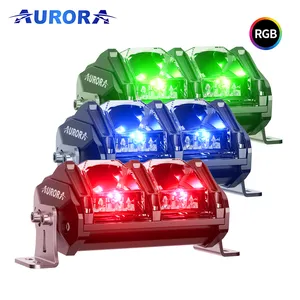 Aurora nouvelle barre lumineuse multifonctionnelle Super lumineuse 4 pouces 4x4 pour Buggy tout-terrain à Led
