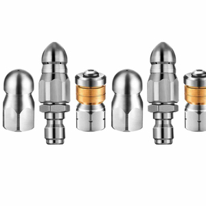 Tùy chỉnh CNC biến gia công thép không gỉ áp lực cao jetter vòi phun cho cống thoát nước làm sạch - Product Image 4