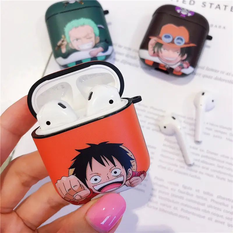 Japan Anime One Piece Case per Airpods 1 2 3 custodie rigide in TPU per Apple Airpods Pro Zoro Dragon headset Cover per Airpods Pro