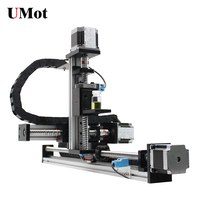 Plateau linéaire à 3 axes UMOT, robot à portique CNC, table coulissante XYZ, axe Z personnalisé