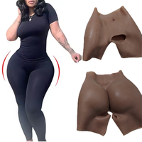 Femmes Plus Size 40 pouces Taille Push Up Control Tummy Pants Silicone Fesses And Hip Bum Sous-vêtements pour femmes Fesses