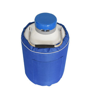 Almacenamiento de semen de nitrógeno líquido criogénico Contenedor de aleación de aluminio vertical Inseminación artificial Fácil de operar Marca CNCD - Product Image 5