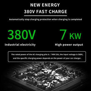 Chargeur AC intelligent pour véhicules électriques AMPPAL 7KW 14KW 22KW 44KW, station de <span class=keywords><strong>recharge</strong></span> commerciale pour voitures électriques - Product Image 4