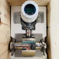 Tri-clamp 2 ''DN50 IP68 Alcohol Agua Líquido Caudalímetro magnético Cerveza Jugo Medidor de flujo sanitario para la industria de procesamiento de alimentos