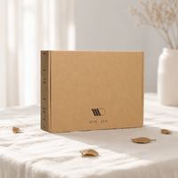 Boîtes d'expédition en carton ondulé écologiques en matériaux recyclés, logo personnalisé, revêtement UV, boîtes postales, emballage de parfum, Noël