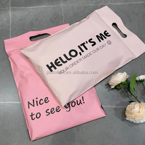 Bolsa de correo de agradecimiento 10x13 Logotipo personalizado Paquete de envío de mensajería impreso Bolsas de correo de paquetes Poly Mailers con asa - Product Image 5