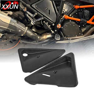 XXUN moto bouclier thermique Protection déflecteur de chaleur carénages latéraux couverture pour <span class=keywords><strong>KTM</strong></span> 1090 1050 <span class=keywords><strong>1190</strong></span> 1290 Adv <span class=keywords><strong>Super</strong></span> <span class=keywords><strong>Adventure</strong></span> R S T - Product Image 1