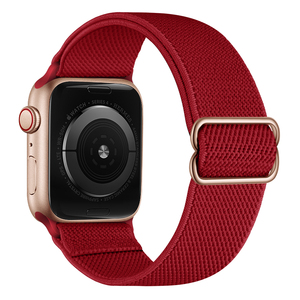 Correa Elástica de Nailon para <span class=keywords><strong>Apple</strong></span> <span class=keywords><strong>Watch</strong></span> Series 7 <span class=keywords><strong>6</strong></span> 5 SE, Ajustable, 38mm 42mm 44mm <span class=keywords><strong>40mm</strong></span>, Brazalete Deportivo - Product Image 4
