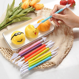 Ensemble d'outils de modelage de fondant, 9 pièces, décoration de gâteau, stylo à découper au chocolat, cuisine, bricolage, tapis de <span class=keywords><strong>pâtisserie</strong></span>, vente en gros - Product Image 3