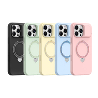 Coque pour iPhone 16 Pro Max avec support, capacité de stockage extensible jusqu'à 512 Go, style simple, coques de téléphone scintillantes, fourniture d'usine