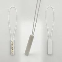 Cordon de scellage 3D gaufré lavable en coton écologique avec logo personnalisé, cordon en cire avec fermoir en plastique pour étiquettes de vêtements et sacs