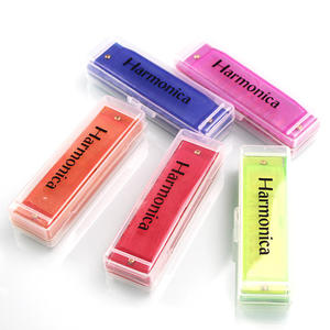 Armónica de 10 Orificios al por Mayor para Escuelas, Juego de Armónicas de Plástico Seguro para Niños, Juguete Educativo Temprano - Product Image 1