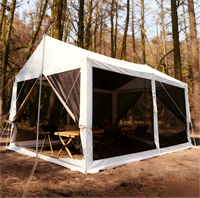 Tente abri solaire pleine ombre en tissu Oxford 150D avec écran en maille B4 pour le camping