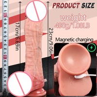 Jouet sexuel en silicone pour adultes, pénis, bâton de masturbation pour femmes, télécommandé, extensible, chauffant, jouets sexuels pour adultes pour la masturbation