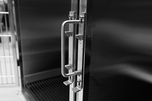 KA-505BK-304 Shernbao <span class=keywords><strong>Cages</strong></span> modulaires professionnelles en acier inoxydable pour chiens, enclos métalliques pour animaux de compagnie - Product Image 2
