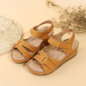 Sandalias de Plataforma con Tacón para Mujer, Estilo Vintage, Casuales, para Playa y Exteriores, Verano 2026 - Product Image 2