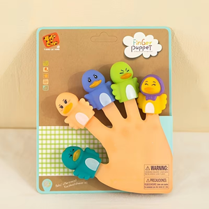 Mini jouets en peluche marionnette à doigt, jouets à doigt, animaux de <span class=keywords><strong>dessin</strong></span> <span class=keywords><strong>animé</strong></span>, cadeaux en PVC, envoyer des amis aux enfants, <span class=keywords><strong>marionnettes</strong></span> à doigt - Product Image 2