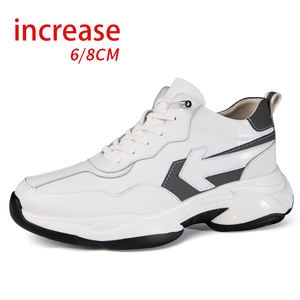 Zapatos Deportivos Casuales de Moda para Hombre, Otoño, con Aumento de Altura Invisible de 8 cm, con Forro de Malla - Product Image 1