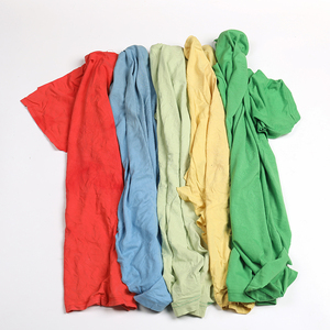 経済的なクリーニングクロス混合中古プリントダークラグカット中古服Tシャツクリーニングコットンラグ - Product Image 5