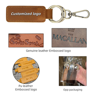 Porte-clés porte-clés en cuir véritable personnalisé <span class=keywords><strong>de</strong></span> luxe avec clip <span class=keywords><strong>de</strong></span> boucle <span class=keywords><strong>de</strong></span> ceinture pour clés porte-clés en cuir <span class=keywords><strong>de</strong></span> qualité - Product Image 2