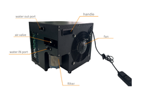 Enfriador de Agua de 3/4 HP con Sanitización OZ y Control por Aplicación WIFI para Baños de Hielo y Spa de Inmersión Fría, Certificación CE ROHS IP65