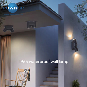 Projecteur mural LED extérieur étanche IP65 pour façade, jardin, maison, profil en aluminium blanc, <span class=keywords><strong>luminaire</strong></span> - Product Image 1