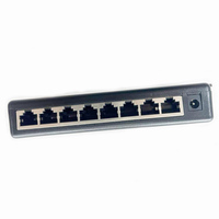 Injecteur PoE passif 8 ports, alimentation Ethernet 100 Mbps pour caméra IP, point d'accès sans fil, appareils 24V 48V